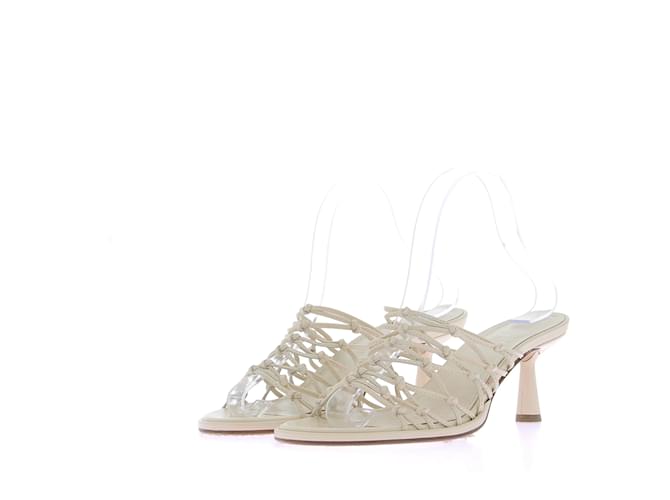 AEYDE  Sandals T.eu 38 leather Beige  ref.1133048
