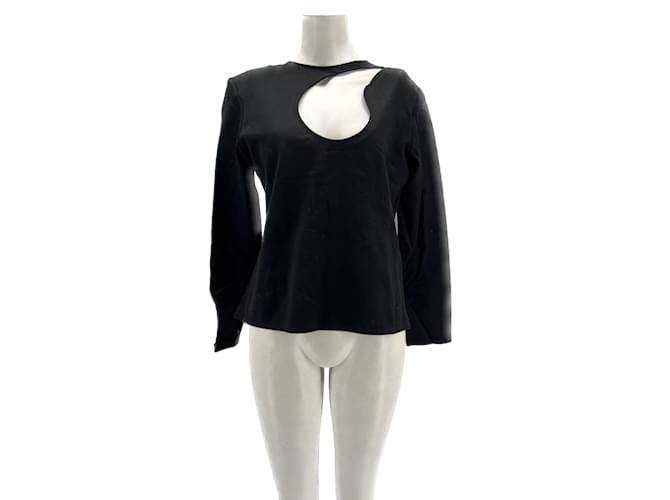 Autre Marque NON FIRMATO / UNSIGNED Tops T.Internazionale M Poliestere Nero  ref.1133056