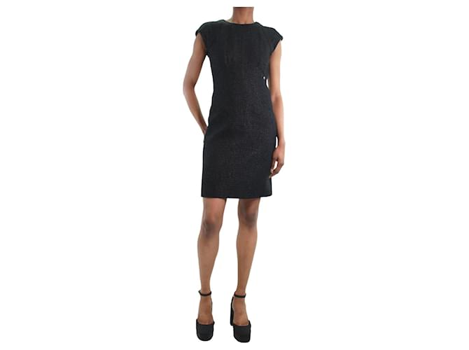 Chanel Black lurex linen-blend dress - size FR 34  ref.1133094