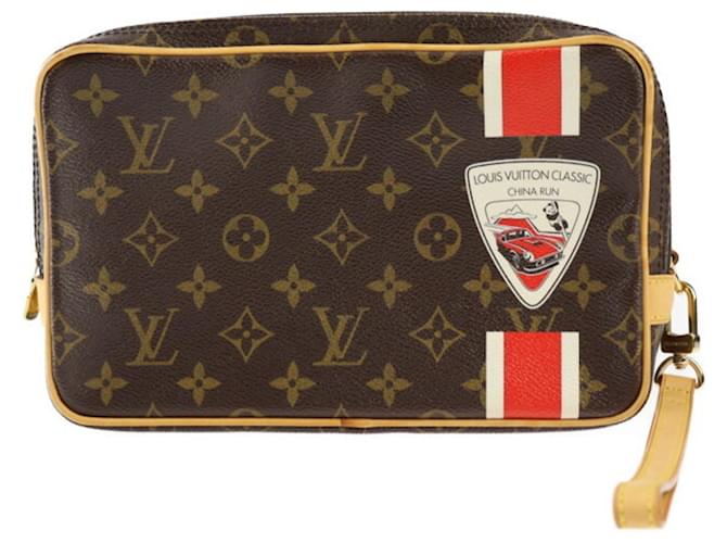 Louis Vuitton Pavel Brown Cloth  ref.1133206