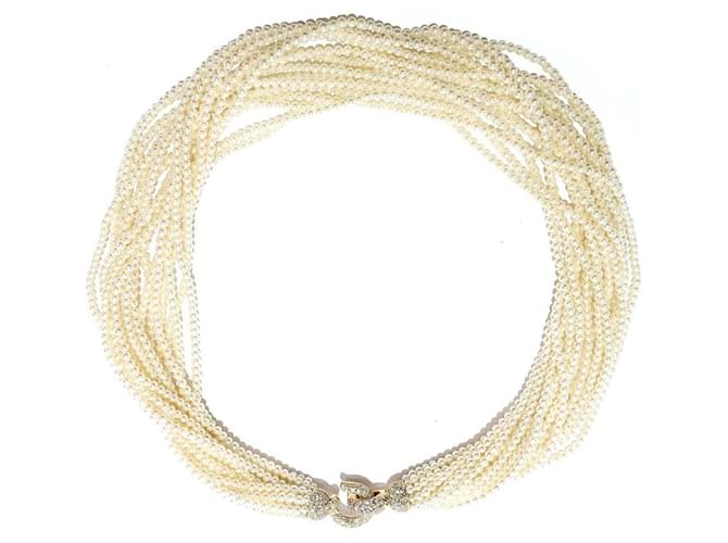 CARTIER  Necklace White Yellow gold  ref.1133299