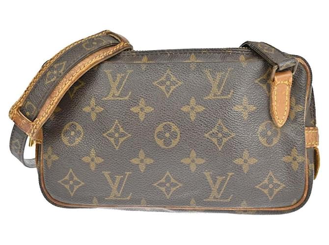 Louis Vuitton Marly Brown Cloth  ref.1133330