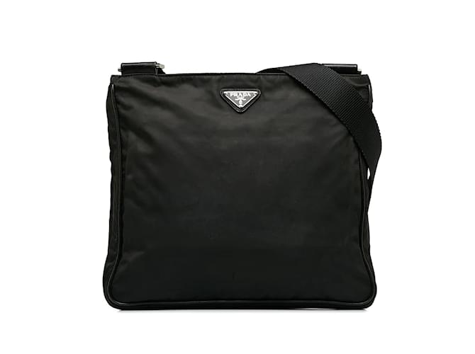 Prada Tessuto Crossbody bag Black Cloth  ref.1133390