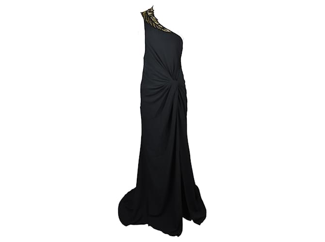 Roberto Cavalli Dresses Black Silk  ref.1133421
