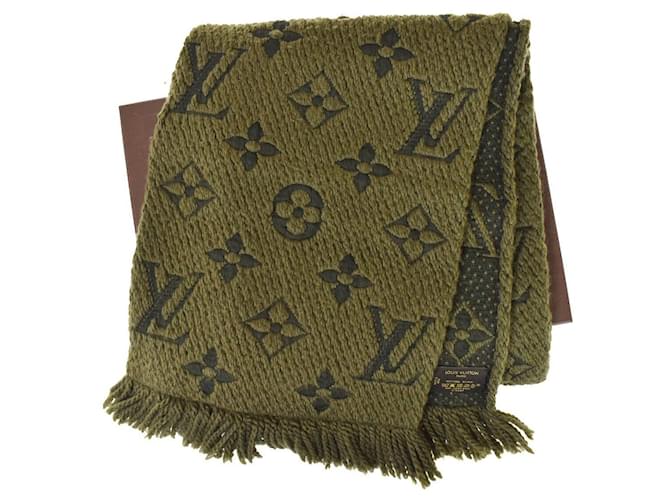 Louis Vuitton Logomania Khaki Silk  ref.1133519