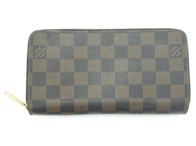 Louis Vuitton Zippy Wallet Brown Cloth  ref.1133531