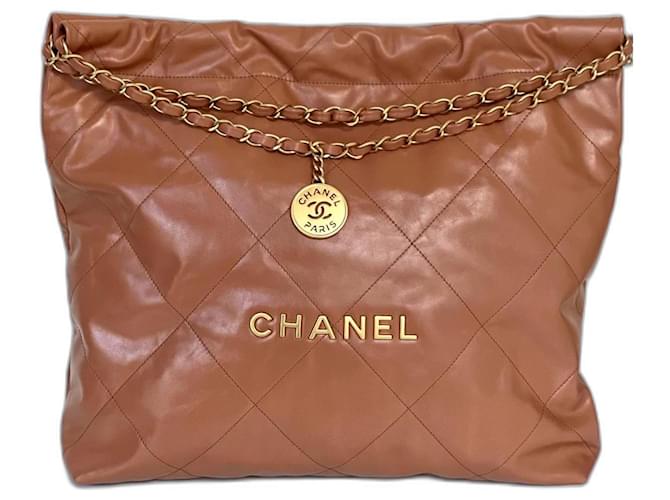 Chanel medium 22 bag Cuir  ref.1133535