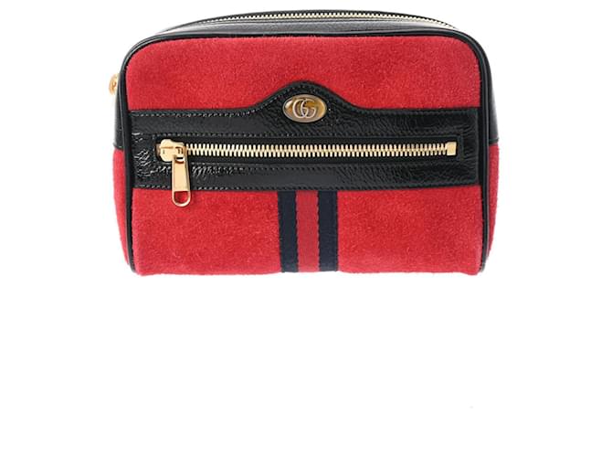 Ophidia gucci Red Suede  ref.1133570