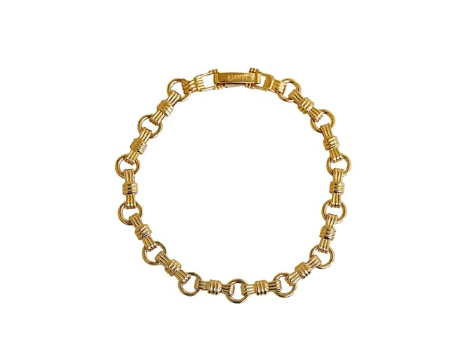 Gold Lanvin Gold-Tone Chain Bracelet Golden Metal  ref.1133738