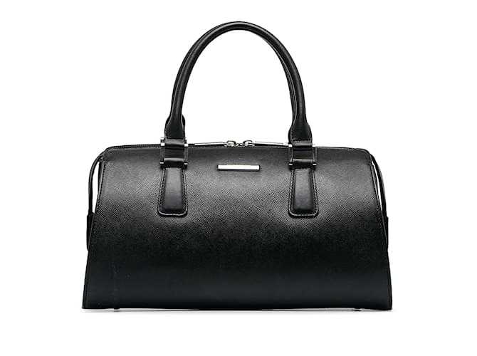 Black Burberry Leather Handbag  ref.1133741