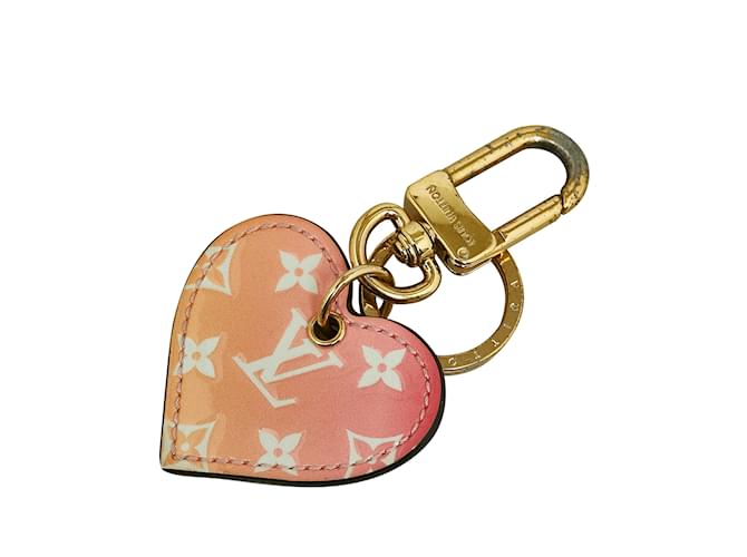 Porte-clés Rose Louis Vuitton Love Lock Porte Cles  ref.1133778