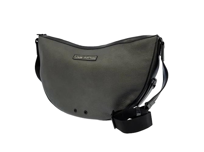 Black Louis Vuitton Taurillon Alpha Crossbody Bag Leather  ref.1133823