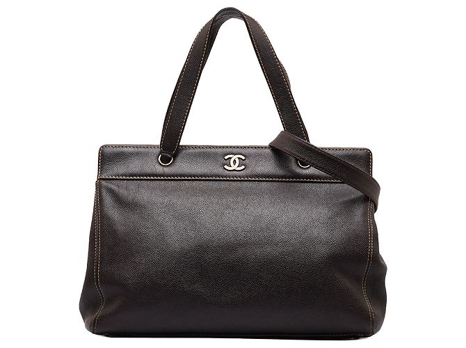 Executive Cartera ejecutiva marrón Chanel Caviar Castaño