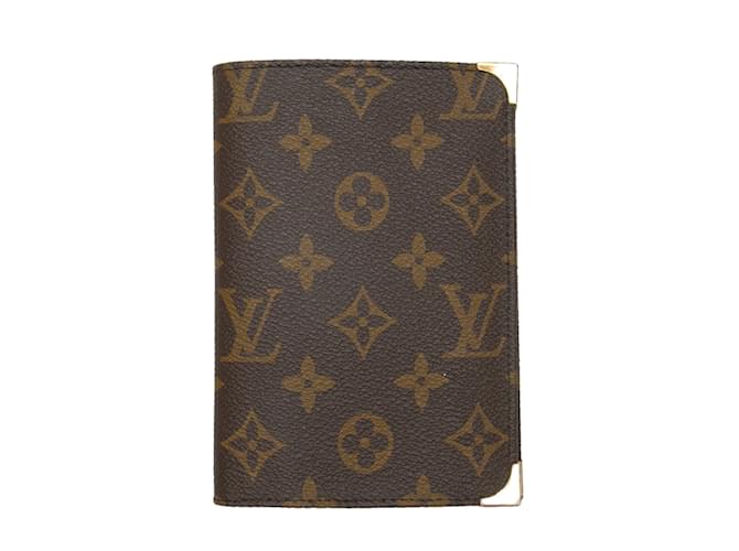 Brown Louis Vuitton Monogram Zip Wallet Leather  ref.1134023