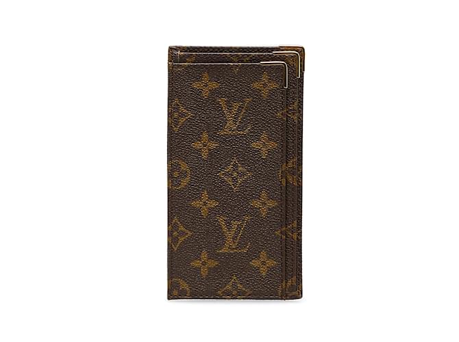 Braunes Louis Vuitton-Monogramm-Karoetui Leinwand  ref.1134067