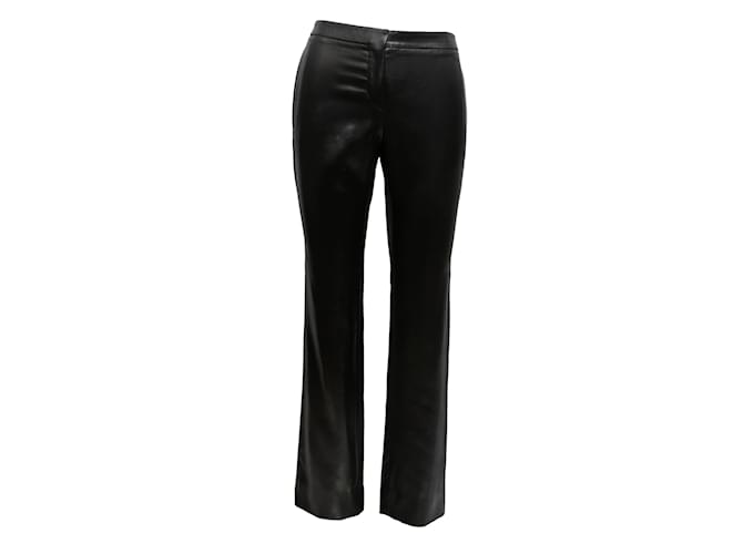 Black Chanel Spring/Summer 2009 Shiny Trousers Size EU 36 Synthetic  ref.1134087