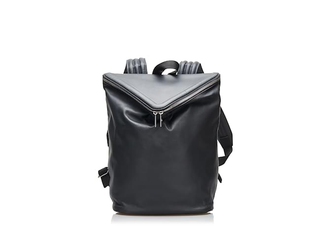 Black Bottega Veneta Beak Backpack Leather  ref.1134186