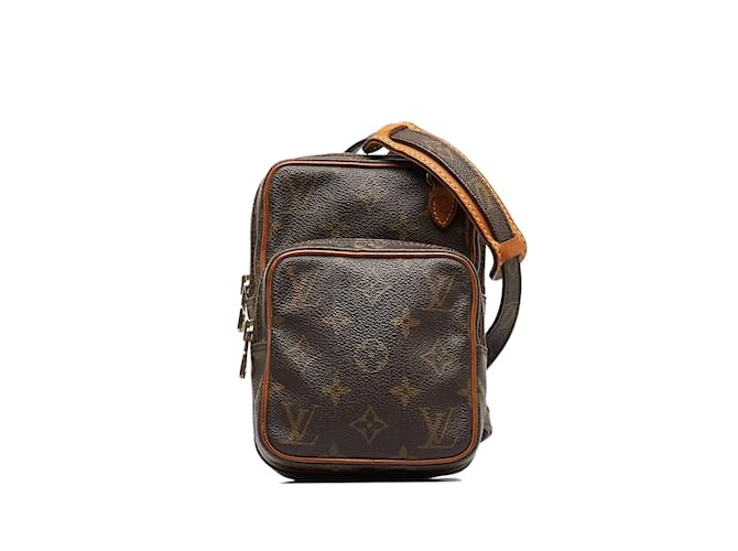 Brown Louis Vuitton Monogram Mini Amazone Crossbody Bag Cloth  ref.1134221