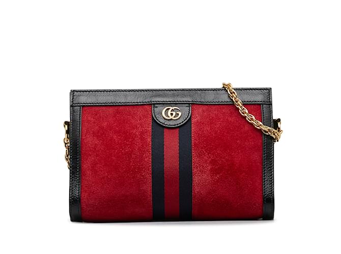 Dionysus GG Supreme Small shoulder bag in red - Gucci | Mytheresa