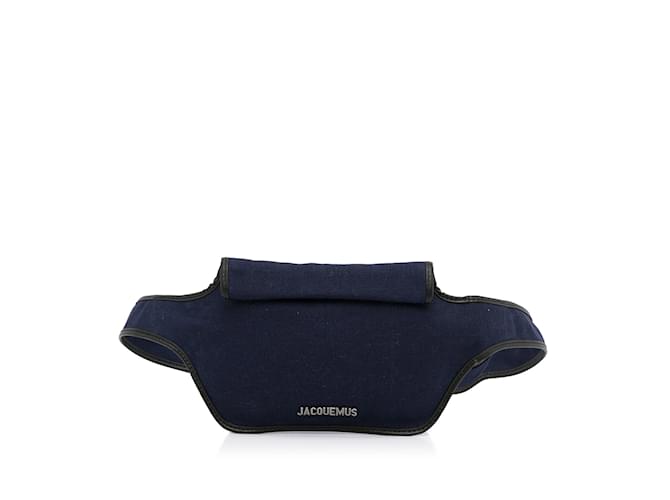 Blue Jacquemus La Banane Belt Bag Cloth  ref.1134565