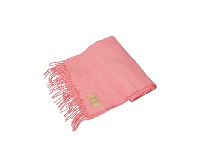 Pink Burberry Cashmere Scarf Scarves  ref.1134670