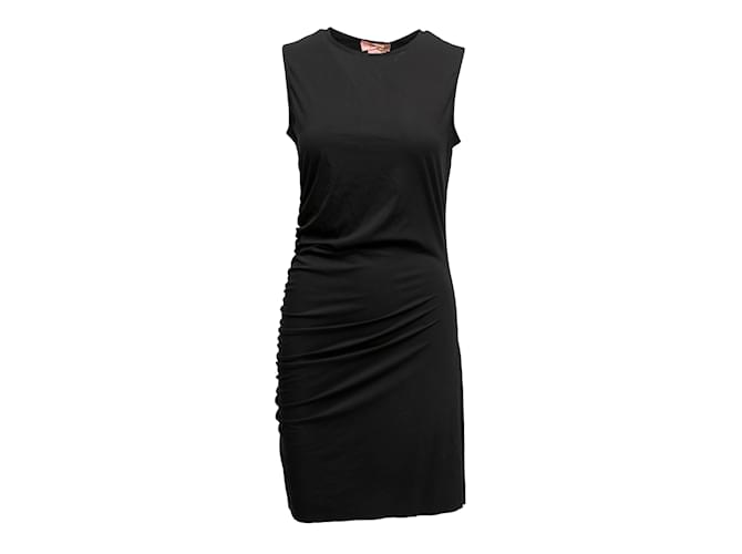 Black Amina Muaddi x Wolford Sleeveless Bodycon Dress Size US M Synthetic  ref.1134676