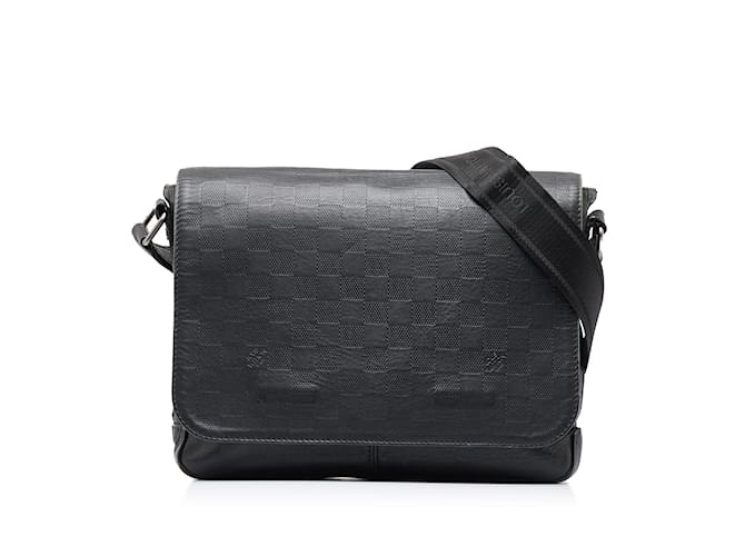 Black Louis Vuitton Damier Infini District Crossbody Bag Leather  ref.1134727