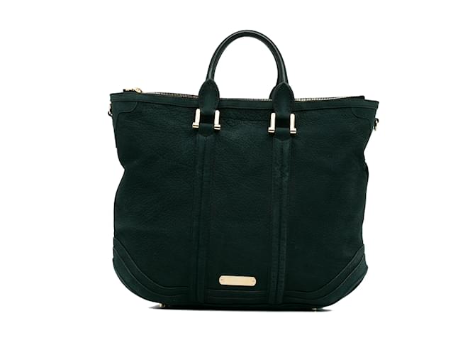 Cartable en cuir Burberry bleu  ref.1134914