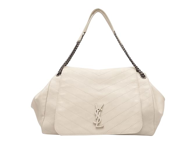 White Saint Laurent Leather Nolita Bag  ref.1134935