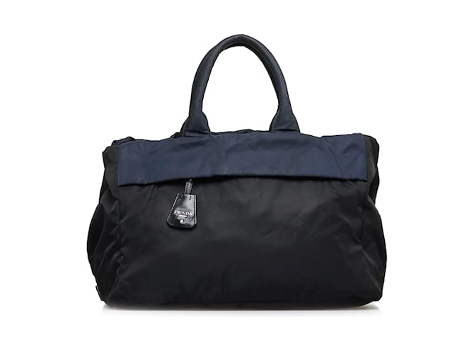 Black Prada Tessuto Bag Cloth  ref.1134983