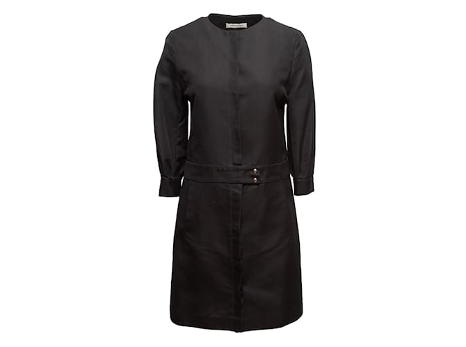 Black Emilio Pucci Knee-Length Dress Size EU 42 Synthetic  ref.1135037