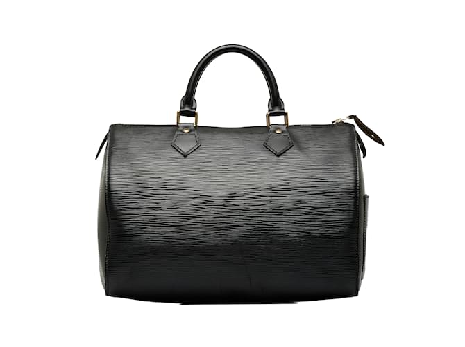 Black Louis Vuitton Epi Speedy 30 Boston Bag Leather  ref.1135258