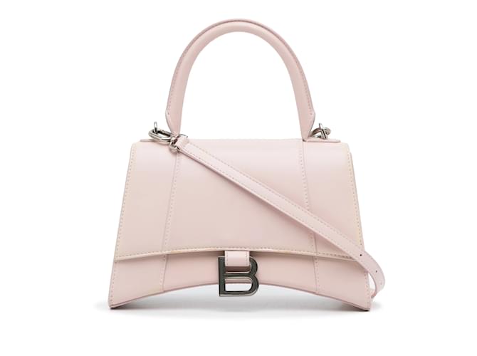 Pink Balenciaga Hourglass S Satchel Leather  ref.1135318