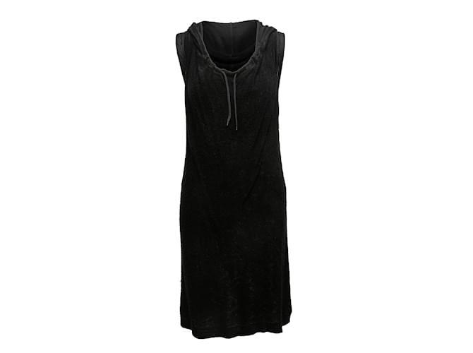 Autre Marque Schwarzes ärmelloses Gaultier²-Kleid mit Kapuze, Größe US S Synthetisch  ref.1135333