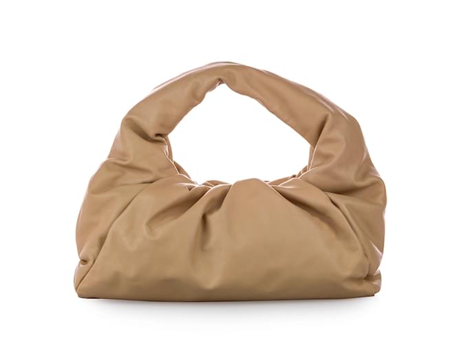 Tan Bottega Veneta The Shoulder Pouch Bag Camel Leather  ref.1135489