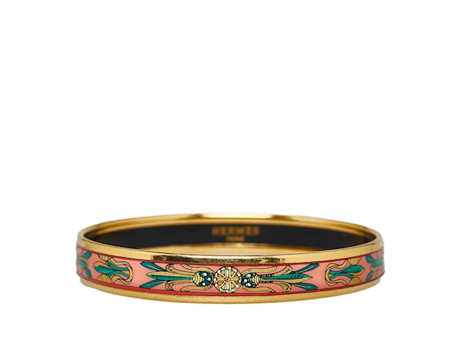Hermès Bracelet de costume en émail doré Hermes Métal  ref.1135920