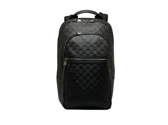 Black Louis Vuitton Damier Infini Michael Backpack Leather  ref.1136148