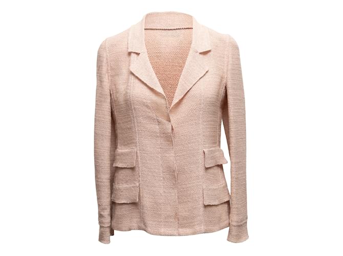 Autre Marque Crociera vintage nella boutique Chanel rosa chiaro 1999 Taglia giacca FR 38 Cotone  ref.1136168
