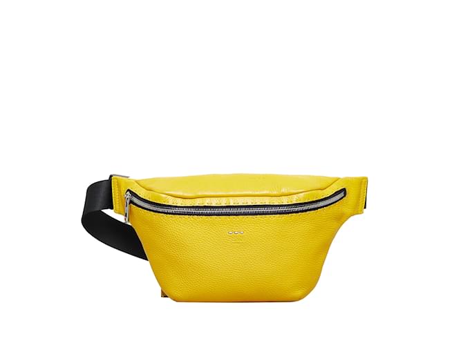 Yellow Fendi Selleria Belt Bag Leather  ref.1136429