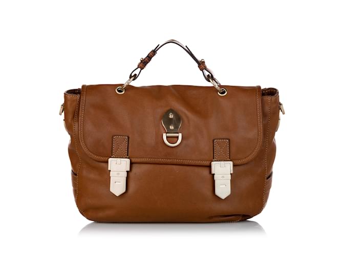 Mulberry Borsa a tracolla in pelle Tillie gelso marrone  ref.1136524