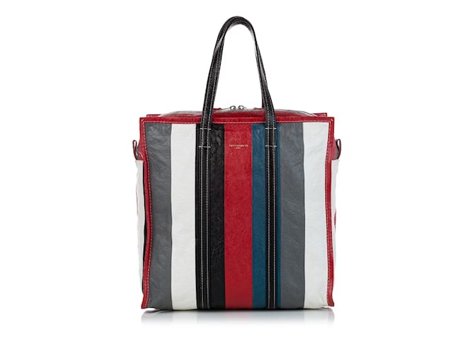 Multi Balenciaga Bazar Shopper Lambskin Leather Tote Bag Multiple colors  ref.1136545