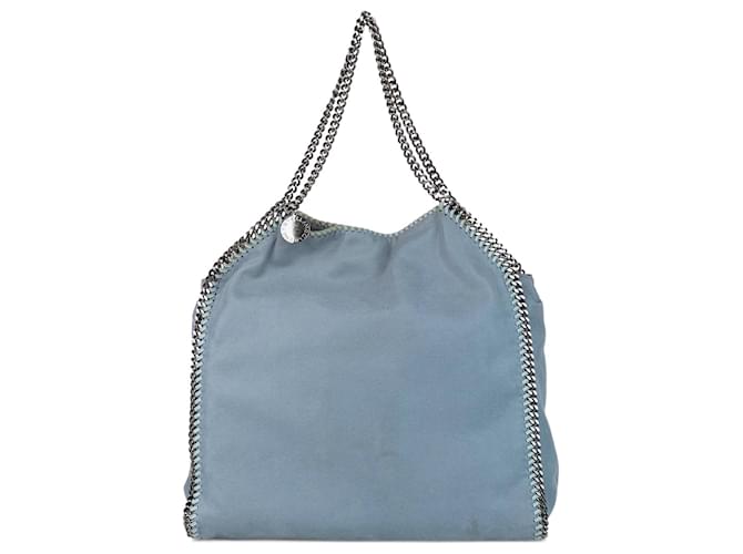 Stella Mc Cartney Blaue Maxi-Falabella-Einkaufstasche von Stella McCartney Leinwand  ref.1136966