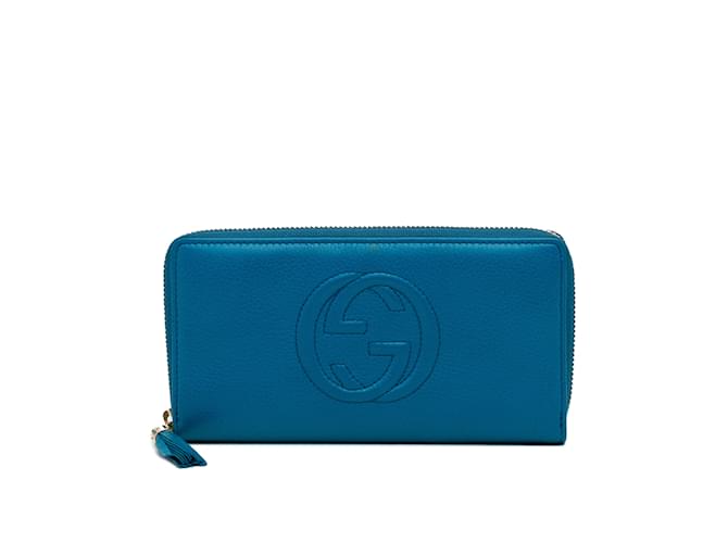 Blue hot sale gucci purse