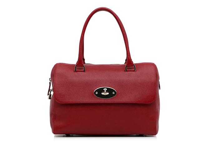 Red Mulberry Del Rey Handbag Leather  ref.1137215