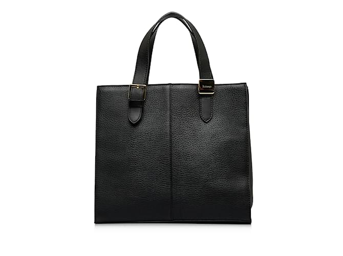 Black Burberry Leather Handbag  ref.1137277