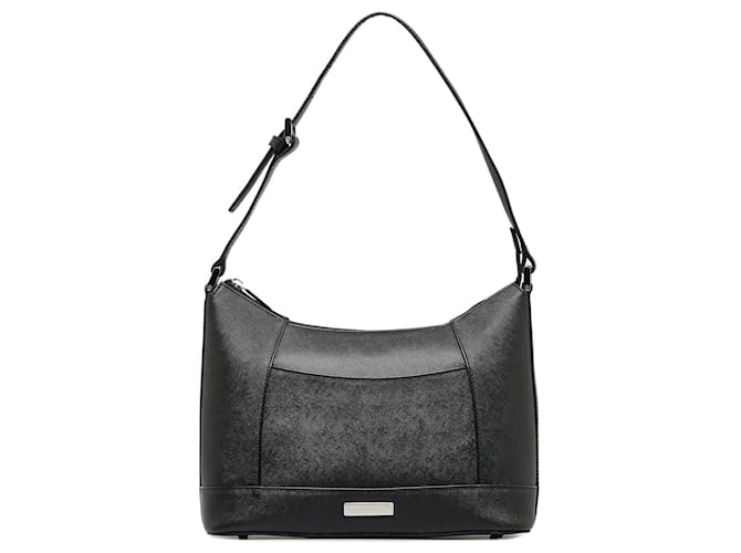 Black Burberry Leather Shoulder Bag  ref.1137376