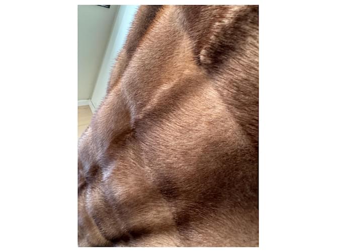 Autre Marque Coats, Outerwear Brown Fur  ref.1137527