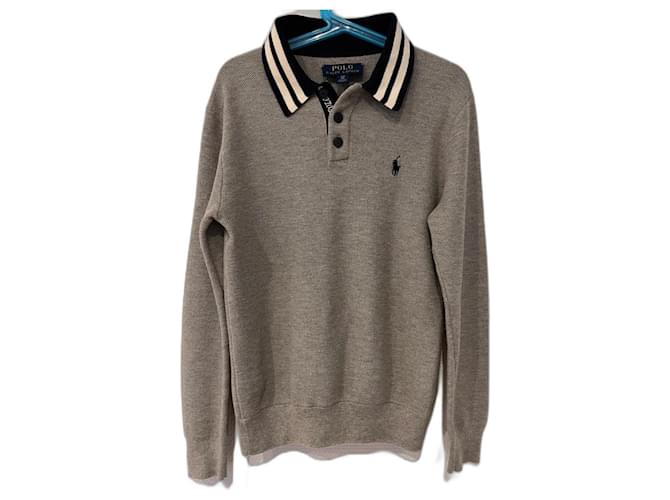 Polo Ralph Lauren Suéteres Gris Algodón  ref.1137594