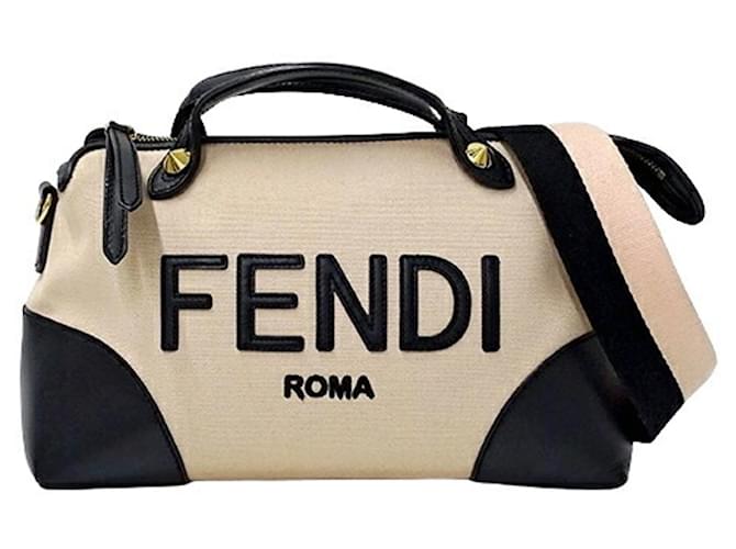 By The Way Fendi a proposito Beige Tela  ref.1137623