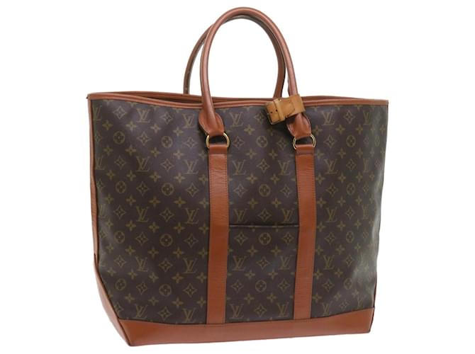 LOUIS VUITTON Monogram Sac Weekend GM Tote Bag M42420 LV Auth th4243 Monogramma Tela  ref.1137700